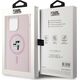 Karl Lagerfeld Karl Lagerfeld KLHMP15XSCMKCRHP iPhone 15 Pro Max 6.7" różowy/pink hardcase Silicone Karl & Choupette Ring MagSafe