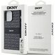 DKNY DKNY DKHCP14XPRTHSLK iPhone 14 Pro Max 6.7" czarny/black hardcase Leather Mono Stripe & Metal Logo