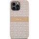 DKNY DKNY DKHCP14XPRTHSLP iPhone 14 Pro Max 6.7" różowy/pink hardcase Leather Mono Stripe & Metal Logo
