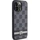 DKNY DKNY DKHCP14XPCPTSSK iPhone 14 Pro Max 6.7" czarny/black hardcase Leather Checkered Mono Pattern & Printed Stripes