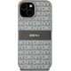 DKNY DKNY DKHCP15MPRTHSLE iPhone 15 Plus / 14 Plus 6.7" beżowy/beige hardcase Leather Mono Stripe & Metal Logo