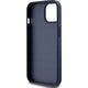 DKNY DKNY DKHCP15SPRTHSLB iPhone 15 / 14 / 13 6.1" niebieski/blue hardcase Leather Mono Stripe & Metal Logo
