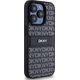 DKNY DKNY DKHCP15XPRTHSLK iPhone 15 Pro Max 6.7" czarny/black hardcase Leather Mono Stripe & Metal Logo