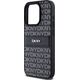 DKNY DKNY DKHCP15XPRTHSLK iPhone 15 Pro Max 6.7" czarny/black hardcase Leather Mono Stripe & Metal Logo