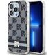 DKNY DKNY DKHMP13XHCPTSK iPhone 13 Pro Max 6.7" czarny/black hardcase IML Checkered Mono Pattern & Printed Stripes MagSafe