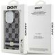 DKNY DKNY DKHMP13XHCPTSK iPhone 13 Pro Max 6.7" czarny/black hardcase IML Checkered Mono Pattern & Printed Stripes MagSafe