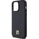 DKNY DKNY DKHMP13LPSHRPSK iPhone 13 Pro / 13 6.1" czarny/black hardcase Leather Pattern Metal Logo MagSafe