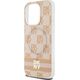DKNY DKNY DKHMP13XHCPTSP iPhone 13 Pro Max 6.7" różowy/pink hardcase IML Checkered Mono Pattern & Printed Stripes MagSafe