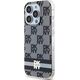 DKNY DKNY DKHMP14XHCPTSK iPhone 14 Pro Max 6.7" czarny/black hardcase IML Checkered Mono Pattern & Printed Stripes MagSafe