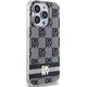 DKNY DKNY DKHMP14XHCPTSK iPhone 14 Pro Max 6.7" czarny/black hardcase IML Checkered Mono Pattern & Printed Stripes MagSafe