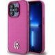 DKNY DKNY DKHMP15LPSHRPSP iPhone 15 Pro 6.1" różowy/pink hardcase Leather Monogram Pattern Metal Logo MagSafe