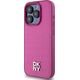 DKNY DKNY DKHMP15LPSHRPSP iPhone 15 Pro 6.1" różowy/pink hardcase Leather Monogram Pattern Metal Logo MagSafe