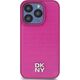 DKNY DKNY DKHMP15LPSHRPSP iPhone 15 Pro 6.1" różowy/pink hardcase Leather Monogram Pattern Metal Logo MagSafe