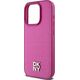 DKNY DKNY DKHMP15LPSHRPSP iPhone 15 Pro 6.1" różowy/pink hardcase Leather Monogram Pattern Metal Logo MagSafe