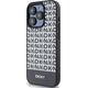 DKNY DKNY DKHMP15LPSOSPK iPhone 15 Pro 6.1" czarny/black hardcase Leather Printed Pattern Metal Logo MagSafe