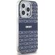 DKNY DKNY DKHMP15LHRHSEB iPhone 15 Pro 6.1" niebieski/blue hardcase IML Mono & Stripe MagSafe