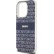 DKNY DKNY DKHMP15LHRHSEB iPhone 15 Pro 6.1" niebieski/blue hardcase IML Mono & Stripe MagSafe