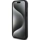 DKNY DKNY DKHMP15SPSOSPK iPhone 15 / 14 / 13 6.1" czarny/black hardcase Leather Printed Pattern Metal Logo MagSafe