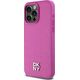 DKNY DKNY DKHMP15XPSHRPSP iPhone 15 Pro Max 6.7" różowy/pink hardcase Leather Monogram Pattern Metal Logo MagSafe