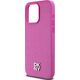DKNY DKNY DKHMP15XPSHRPSP iPhone 15 Pro Max 6.7" różowy/pink hardcase Leather Monogram Pattern Metal Logo MagSafe