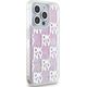 DKNY DKNY Liquid Glitter Multilogo - Etui iPhone 15 Pro (różowy)