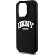 DKNY DKNY Liquid Silicone White Printed Logo MagSafe - Etui iPhone 14 Pro (czarny)