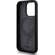 DKNY DKNY Liquid Silicone White Printed Logo MagSafe - Etui iPhone 14 Pro (czarny)