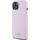 DKNY DKNY Liquid Silicone Small Metal Logo MagSafe - Etui iPhone 15 / 14 / 13 (różowy)