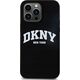 DKNY DKNY Liquid Silicone White Printed Logo MagSafe - Etui iPhone 15 Pro Max (czarny)