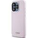 DKNY DKNY Liquid Silicone Small Metal Logo MagSafe - Etui iPhone 14 Pro (różowy)