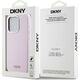 DKNY DKNY Liquid Silicone Small Metal Logo MagSafe - Etui iPhone 14 Pro (różowy)