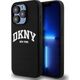 DKNY DKNY Liquid Silicone White Printed Logo MagSafe - Etui iPhone 15 Pro (czarny)