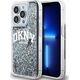 DKNY DKNY Liquid Glitter Big Logo - Etui iPhone 15 Pro (czarny)