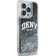DKNY DKNY Liquid Glitter Big Logo - Etui iPhone 15 Pro (czarny)