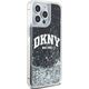 DKNY DKNY Liquid Glitter Big Logo - Etui iPhone 15 Pro Max (czarny)
