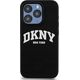 DKNY DKNY Liquid Silicone White Printed Logo MagSafe - Etui iPhone 13 Pro (czarny)