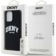 DKNY DKNY Liquid Silicone White Printed Logo MagSafe - Etui iPhone 14 Pro Max (czarny)