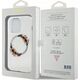 Guess Oryginalne Etui GUESS Hardcase GUHMP15LHFWFCT do iPhone 15 Pro (Kompatybilny z Magsafe / Flowers Wreath / transparent)