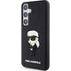 Karl Lagerfeld Oryginalne Etui KARL LAGERFELD Hardcase KLHCS24S3DRKINK do SAMSUNG S24 (3D RUBBER IKONIK NFT) czarny