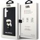 Karl Lagerfeld Oryginalne Etui KARL LAGERFELD Hardcase KLHCS24S3DRKINK do SAMSUNG S24 (3D RUBBER IKONIK NFT) czarny