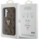 Guess Guess Grip Stand 4G Triangle Strass Logo - Etui Samsung Galaxy S24 (brązowy)