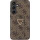 Guess Guess Grip Stand 4G Triangle Strass Logo - Etui Samsung Galaxy S24 (brązowy)
