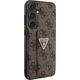 Guess Guess Grip Stand 4G Triangle Strass Logo - Etui Samsung Galaxy S24 (brązowy)