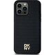 DKNY DKNY DKHMS24MPSHRPSK S24+ S926 czarny/black hardcase Leather Pattern Metal Logo MagSafe