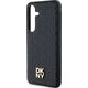 DKNY DKNY DKHMS24MPSHRPSK S24+ S926 czarny/black hardcase Leather Pattern Metal Logo MagSafe