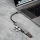 Dudao Dudao HUB 4in1 USB-C/4x USB-A(3 x USB 2.0/USB 3.0) 6,3cm czarny (A16T)