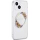 Guess Oryginalne Etui GUESS Hardcase GUHMP15SHFWFCT do iPhone 15 (Kompatybilny z Magsafe / Flowers Wreath / transparent)