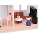 Jokomisiada Drewniany domek dla lalek Loft z lalkami (ZA5073)
