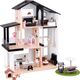 Jokomisiada Drewniany domek dla lalek Loft z lalkami (ZA5073)