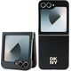 DKNY DKNY DKHCZF6PSMCSLK Z Flip6 F741 czarny/black lether Matal Stack Logo
